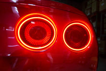 Load image into Gallery viewer, Oracle Chevy Corvette C6 05-13 LED Waterproof Afterburner Kit - Red - Back View