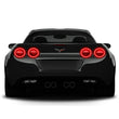Load image into Gallery viewer, Oracle Chevy Corvette C6 05-13 LED Waterproof Afterburner Kit - Red - Additional View 6
