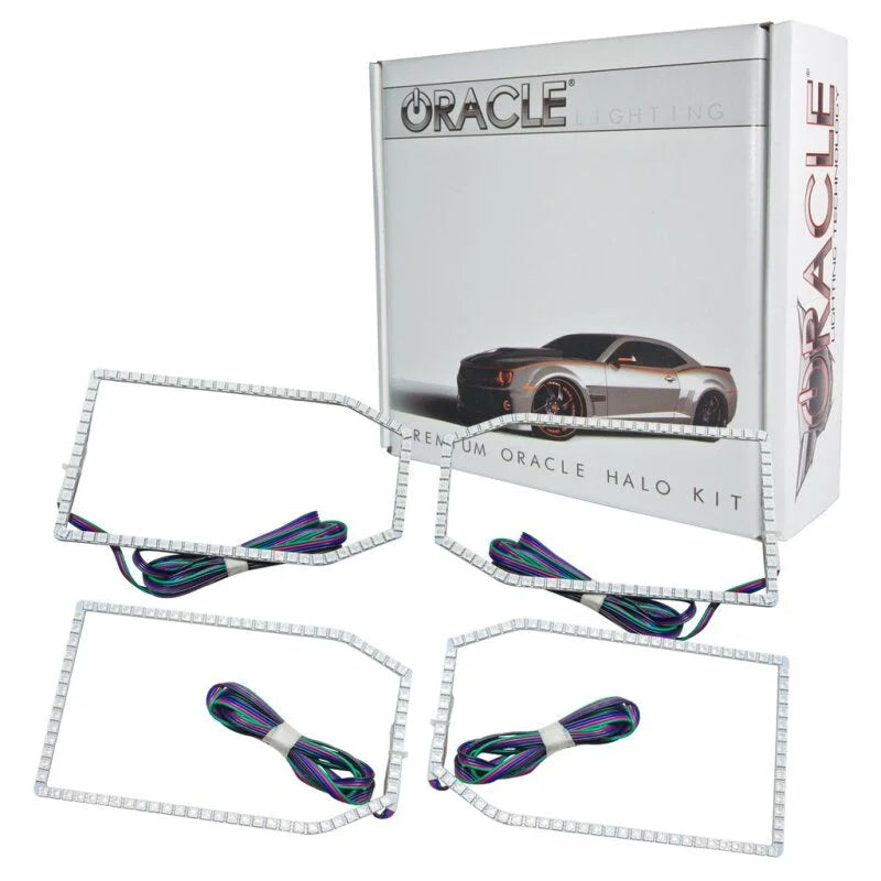 Oracle Chevy Silverado 14-15 Halo Kit Non-Projector Style - ColorSHIFT w/ BC1 Controller - Additional View 5
