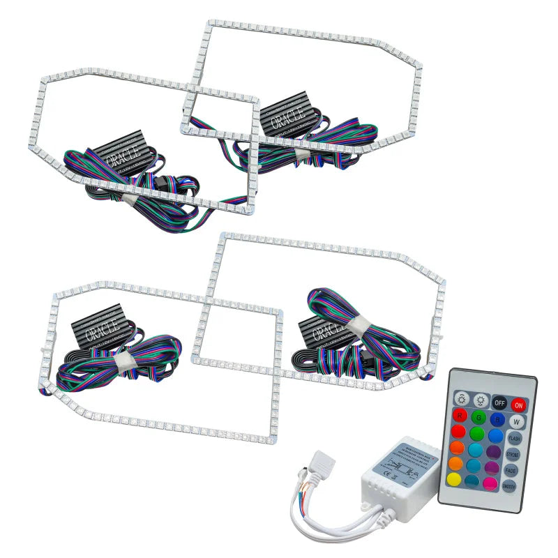 Oracle Chevy Silverado 14-15 Halo Kit Non-Projector Style - w/ Simple Controller - Main Product View