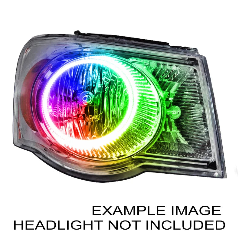 Oracle Chrysler Aspen 07-08 Halo Kit - Dynamic ColorSHIFT - Back View