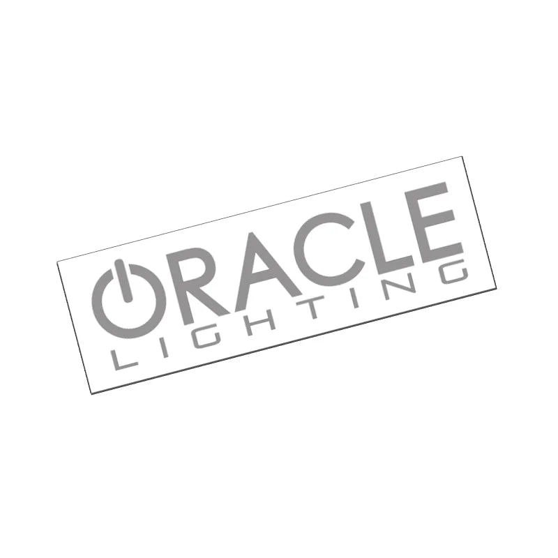 Oracle Decal 12in - Reflected Silver - Main Product View