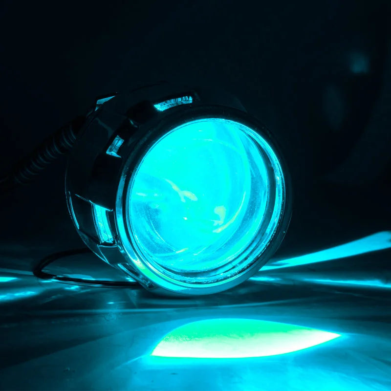 Oracle Demon Eye Projector Illumination Kit - ColorSHIFT w/o Controller - Installation View