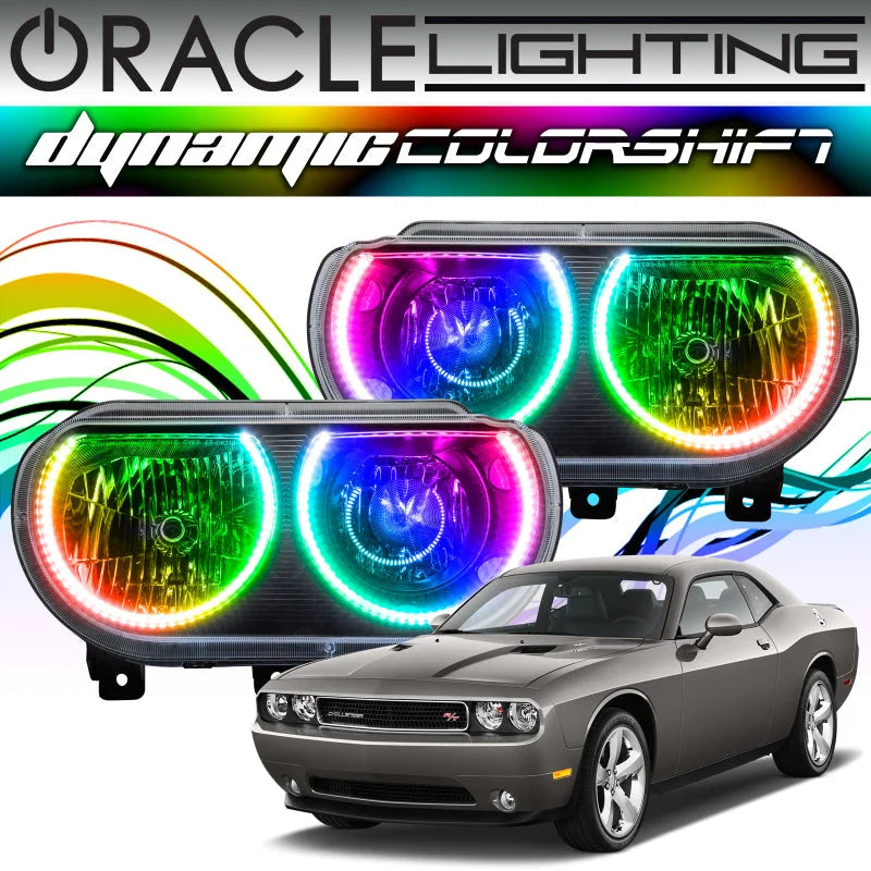 Oracle Dodge Challenger 08-14 Halo Kit - Dynamic - Dynamic - Additional View 5
