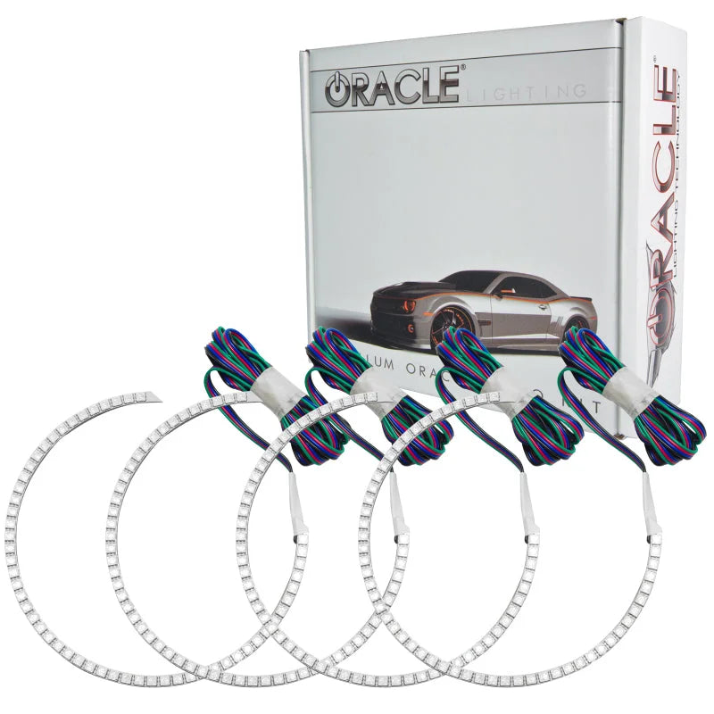 Oracle Dodge Challenger 08-14 Halo Kit (NonProjectorHL) - ColorSHIFT w/ 2.0 Controller - Side View