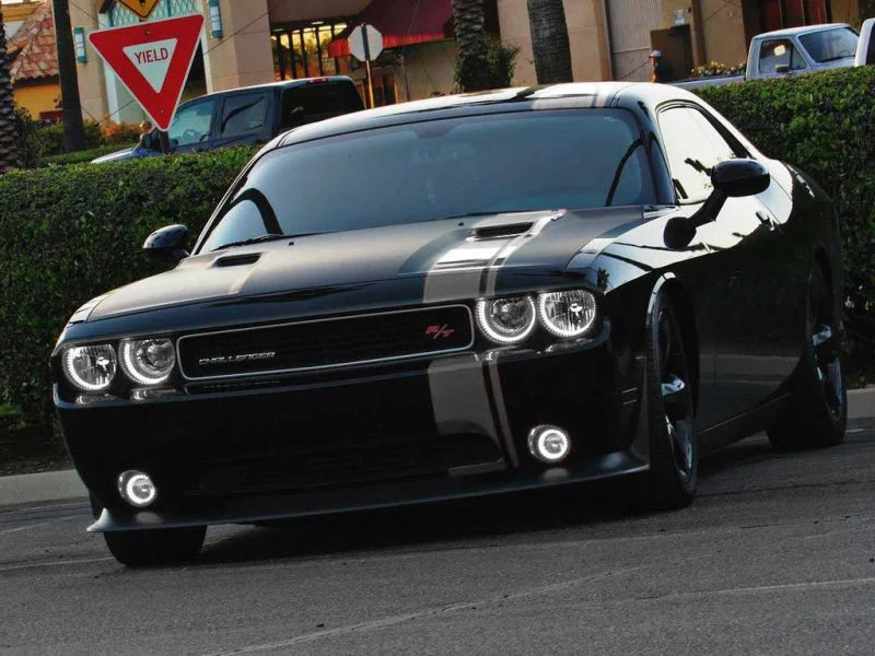 Oracle Dodge Challenger 08-14 LED Waterproof Halo Kit - White - Additional View 5