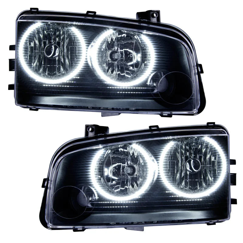 Oracle Dodge Charger 05-10 LED Halo Kit - White - Side View