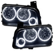Load image into Gallery viewer, Oracle Dodge Charger 05-10 LED Triple Ring Halo Kit - White - Side View