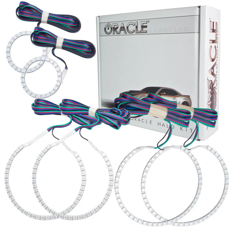 Oracle Dodge Charger 05-10 Triple Ring Halo Kit - ColorSHIFT w/o Controller - Main Product View