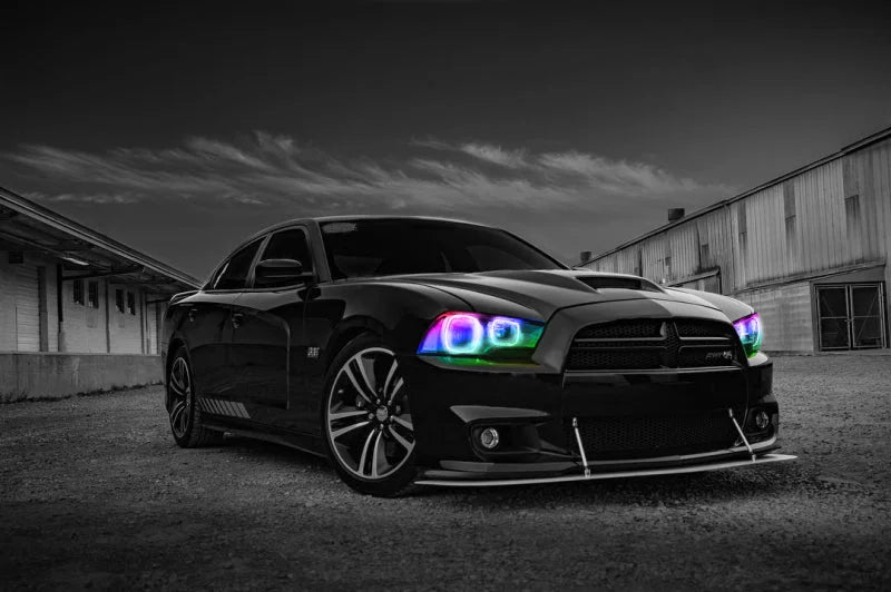 Oracle Dodge Charger 11-14 Halo Kit - ColorSHIFT w/o Controller - Side View