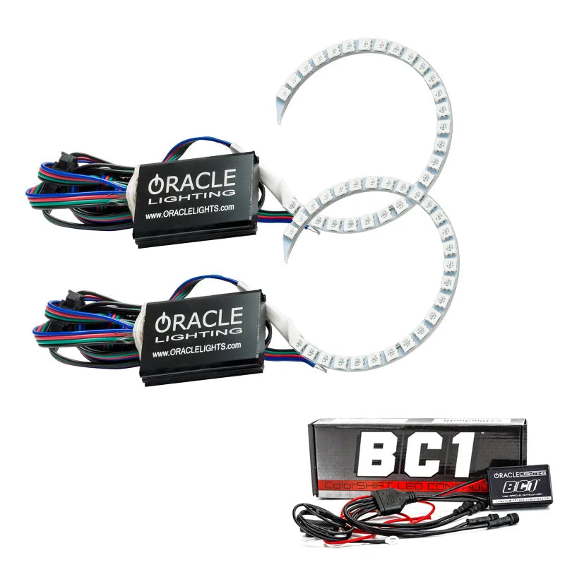 Oracle Dodge Charger 15-21 Projector Halo Kit - ColorSHIFT w/ BC1 Controller - Main Product View