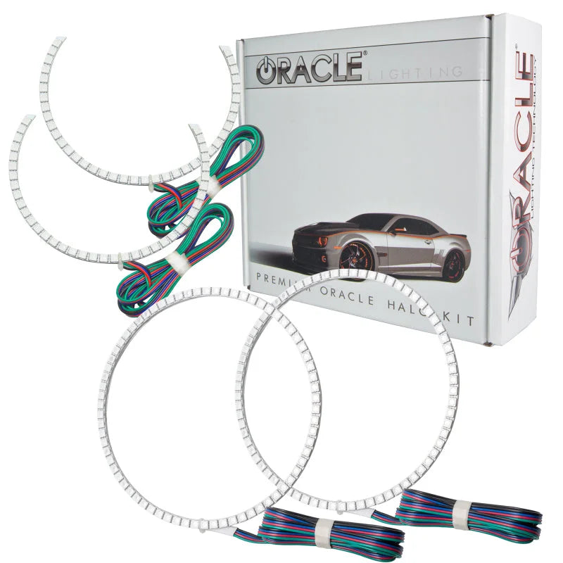 Oracle Dodge Durango 04-06 Halo Kit - ColorSHIFT w/o Controller - Back View
