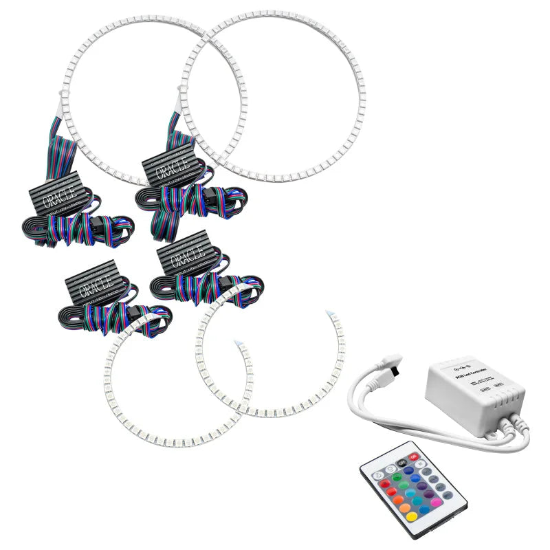 Oracle Dodge Durango 11-13 Halo Kit - ColorSHIFT w/ Simple Controller - Installation View