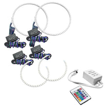 Load image into Gallery viewer, Oracle Dodge Durango 11-13 Halo Kit - ColorSHIFT w/ Simple Controller - Installation View