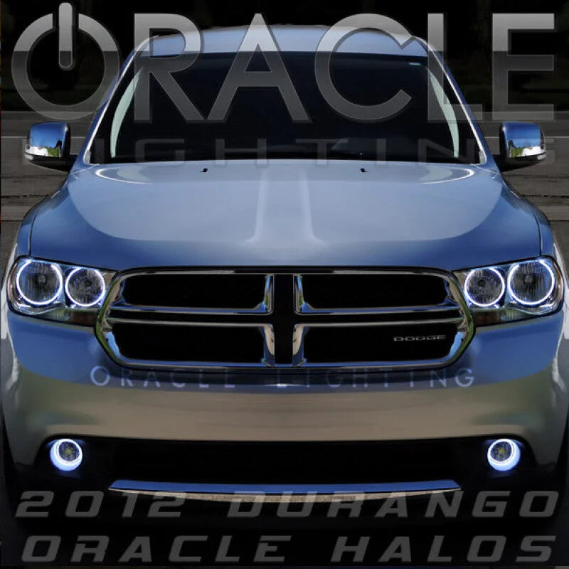Oracle Dodge Durango 11-13 Halo Kit - ColorSHIFT w/o Controller - Side View