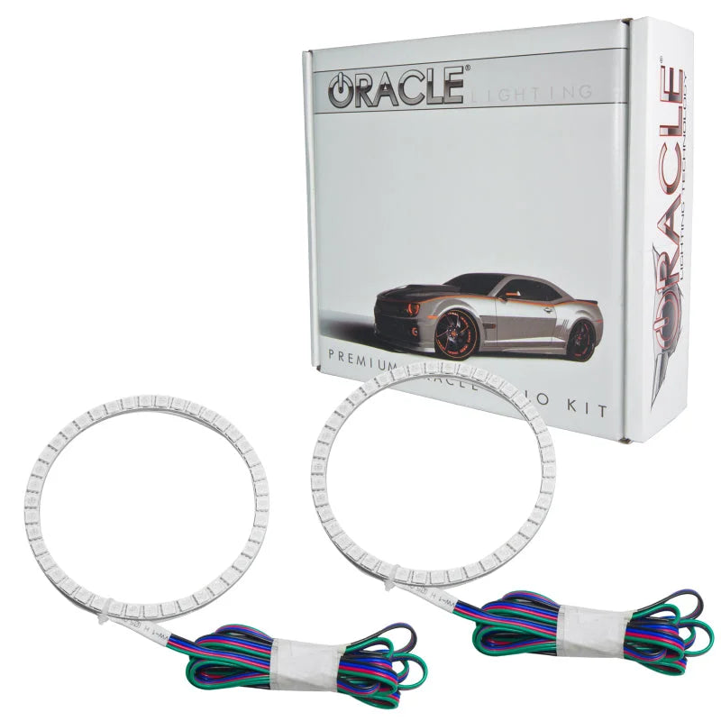 Oracle Dodge Durango 98-03 LED Fog Halo Kit - ColorSHIFT - Side View