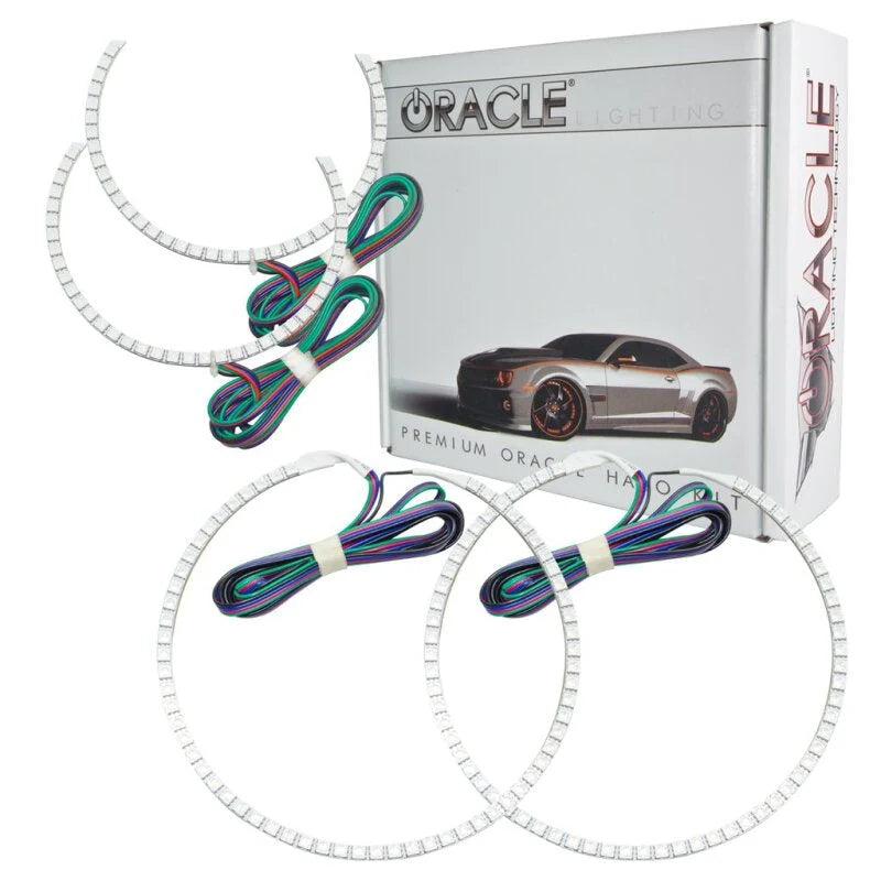 Oracle Dodge Magnum 05-07 Halo Kit - ColorSHIFT w/ BC1 Controller - Back View