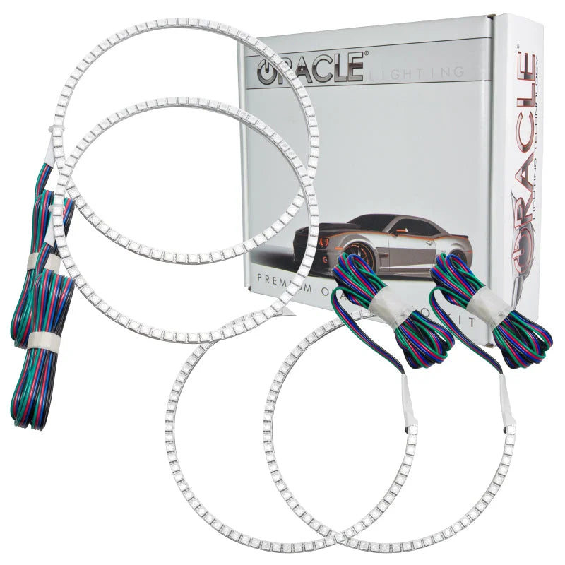 Oracle Dodge Ram 02-05 Halo Kit - ColorSHIFT w/ Simple Controller - Back View