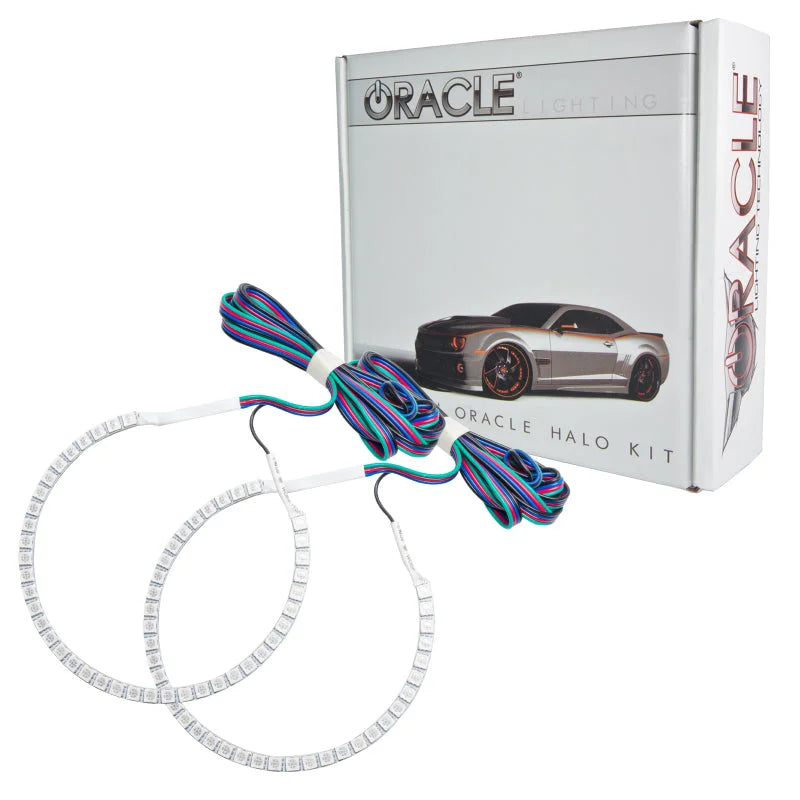 Oracle Dodge Ram 06-08 LED Fog Halo Kit - ColorSHIFT - Side View
