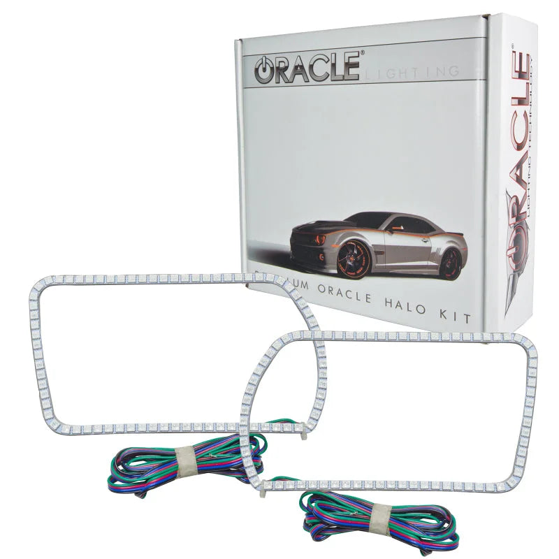 Oracle Dodge Ram 09-13 LED Fog Halo Kit - ColorSHIFT - Side View