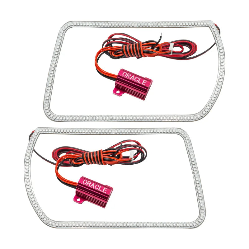 Oracle Dodge Ram 09-13 LED Fog Halo Kit - White - Main Product View