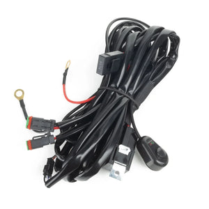 Oracle Dual Deutsch DTM 40A Relay Wiring Harness w/ Illuminated Switch - Main Product View
