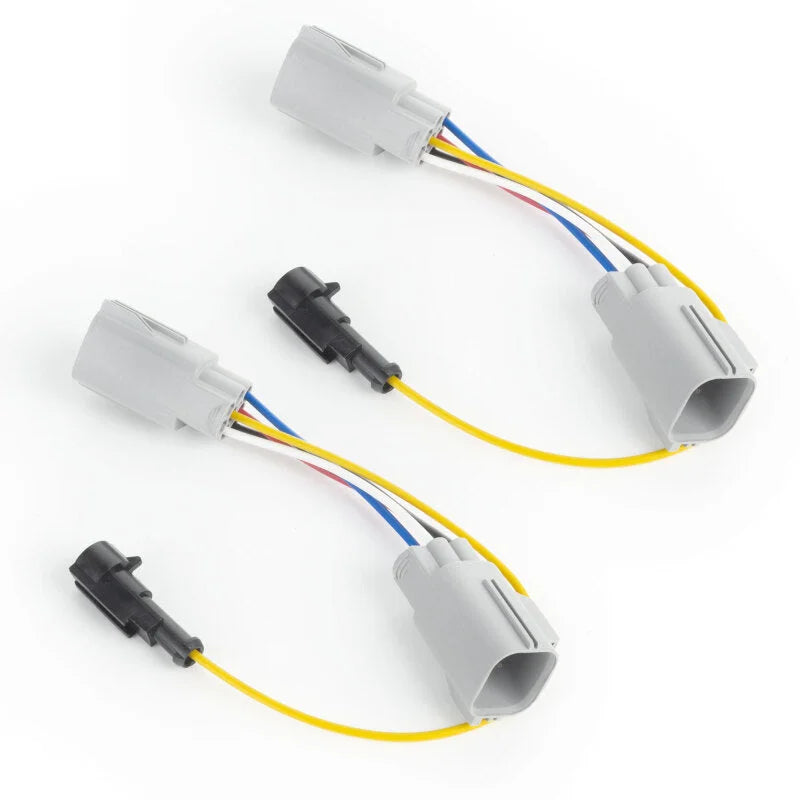 Oracle Euro/UAE Jeep JK Tail Light Amber Turn Signal Lighting Adapter Harness - Pair - Main Product View