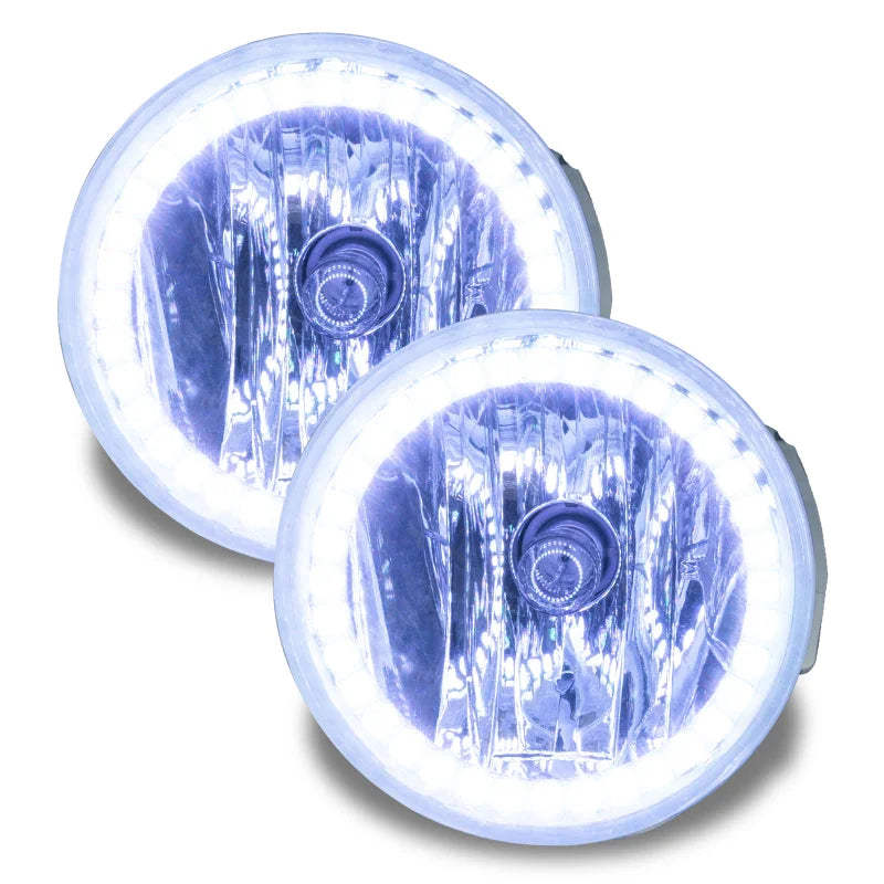Oracle Ford Explorer Sport Trac 08 LED Fog Halo Kit - White - Installation View