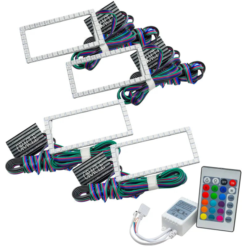 Oracle Ford F-150 15-17 Projector Headlight Halo Kit - ColorSHIFT w/ Simple Controller - Main Product View