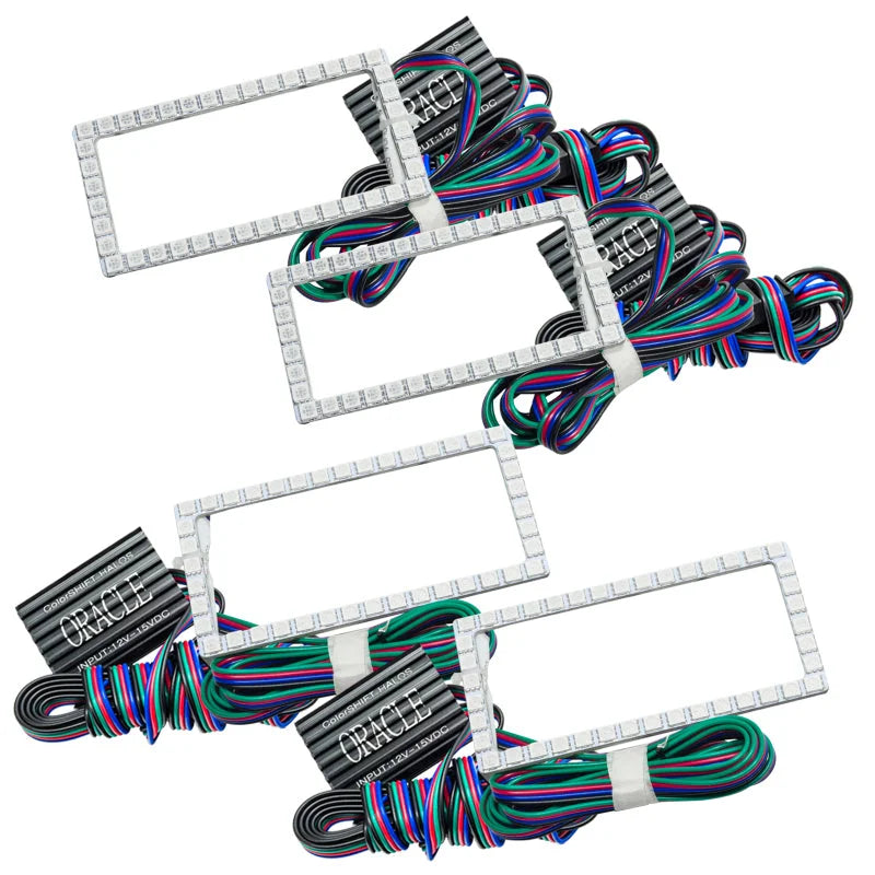 Oracle Ford F-150 15-17 Projector Headlight Halo Kit - ColorSHIFT w/o Controller - Main Product View