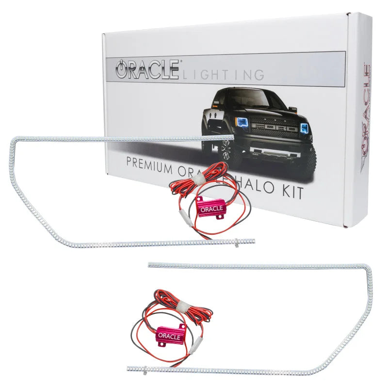 Oracle Ford F-150/Raptor 09-14 LED Perimeter Halo Kit - White - Side View