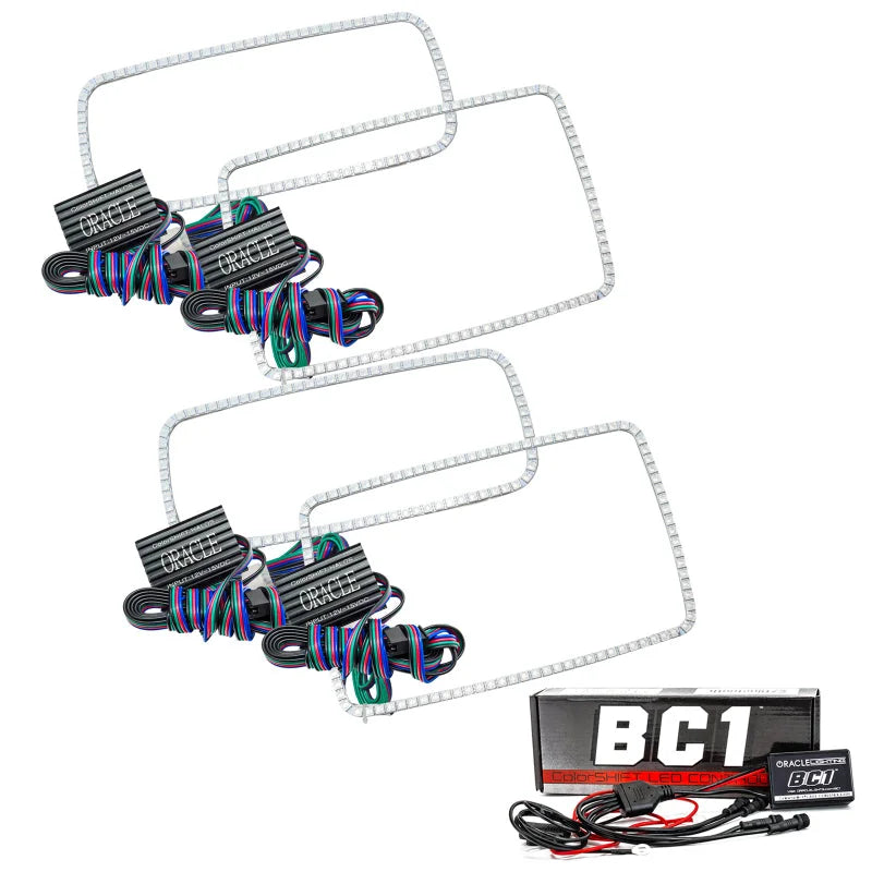 Oracle Ford F250 08-10 Halo Kit - ColorSHIFT w/ BC1 Controller - Main Product View