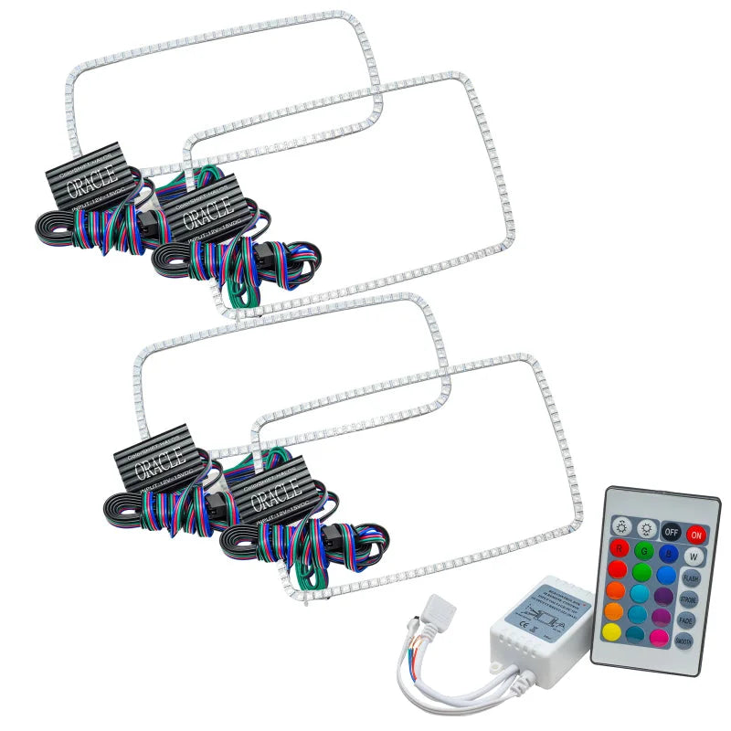 Oracle Ford F250 08-10 Halo Kit - ColorSHIFT w/ Simple Controller - Main Product View