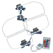 Load image into Gallery viewer, Oracle Ford F250/350 11-16 Halo Kit (Square Ring Design) - w/ Simple Controller - Main Product View