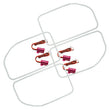 Load image into Gallery viewer, Oracle Ford F250/350 11-16 LED Halo Kit (Square Ring Design) - White - Main Product View