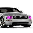Load image into Gallery viewer, Oracle Ford Mustang 05-09 Halo Kit - ColorSHIFT w/ BC1 Controller - Back View