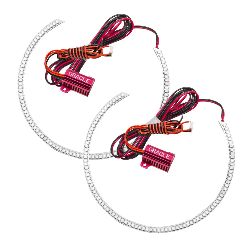Oracle Ford Mustang 10-12 LED Halo Kit - Projector Headlights - White - Additional View 5