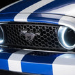 Load image into Gallery viewer, Oracle Ford Mustang 10-13 WP LED Fog Halo Kit (Grille Style) - White - Additional View 5