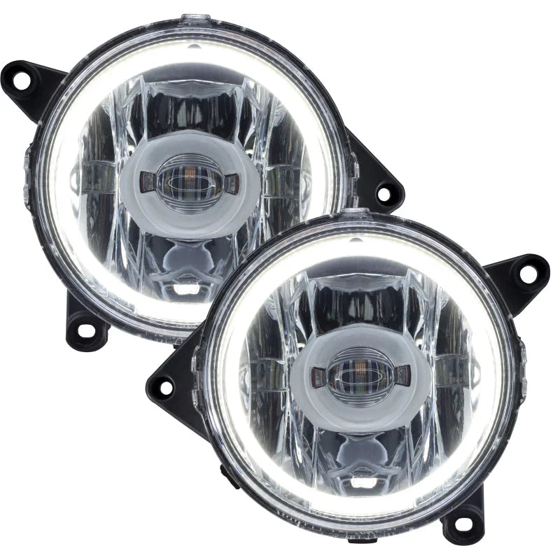 Oracle Ford Mustang GT 13-14 LED Fog Halo Kit - White - Side View