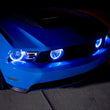 Load image into Gallery viewer, Oracle Ford Mustang GT/V6 10-12 LED Halo Kit - White - Side View