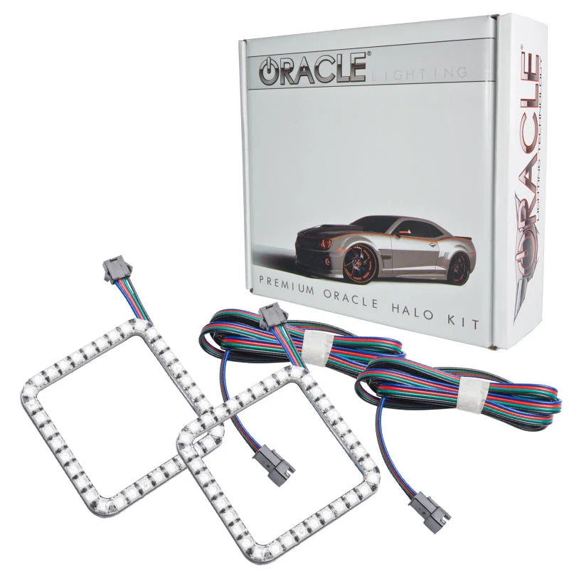 Oracle Ford Ranger 04-05 LED Fog Halo Kit - ColorSHIFT - Side View