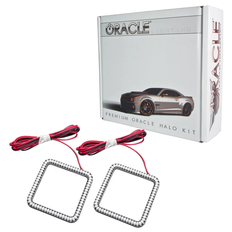 Oracle Ford Ranger 04-05 LED Fog Halo Kit - White - Side View