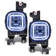 Load image into Gallery viewer, Oracle Ford Superduty 08-10 LED Fog Light Halo Kit - White - Side View