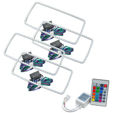 Load image into Gallery viewer, Oracle GMC Sierra 07-13 Halo Kit (New Square Ring Design) - w/ Simple Controller - Main Product View
