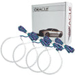 Load image into Gallery viewer, Oracle GMC Sierra 07-13 Halo Kit (Round Ring Design) - ColorSHIFT w/ 2.0 Controller - Back View