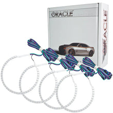 Load image into Gallery viewer, Oracle GMC Sierra 07-13 Halo Kit (Round Ring Design) - ColorSHIFT w/ 2.0 Controller - Back View