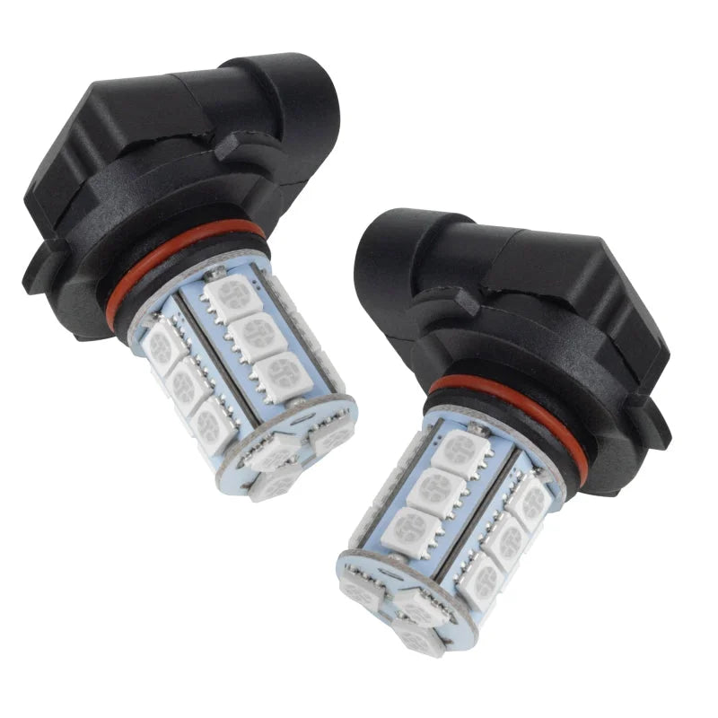 Oracle H10/9145 18 LED Bulbs (Pair) - Amber - Back View