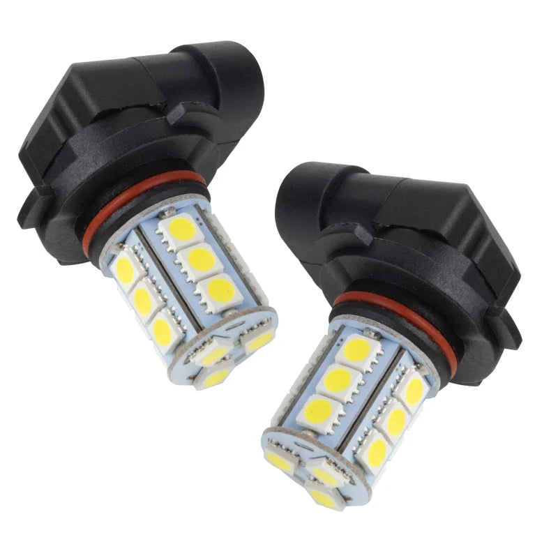 Oracle H10/9145 18 LED Bulbs (Pair) - White - Back View
