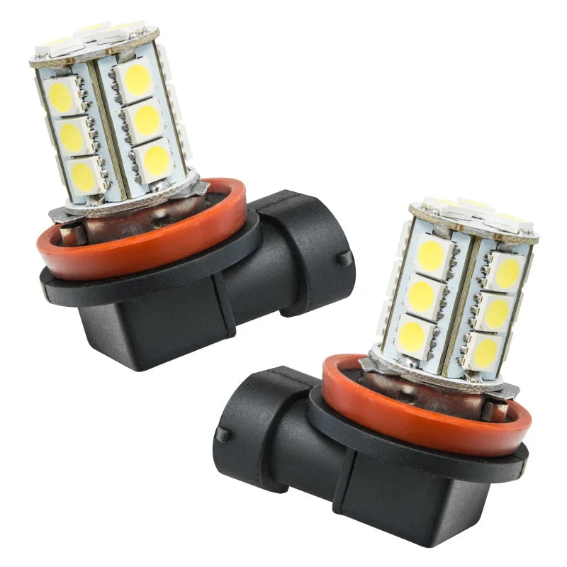 Oracle H11 18 LED Bulbs (Pair) - White - Side View