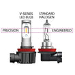 Load image into Gallery viewer, Oracle H4 - VSeries LED Headlight Bulb Conversion Kit - 6000K - Side View